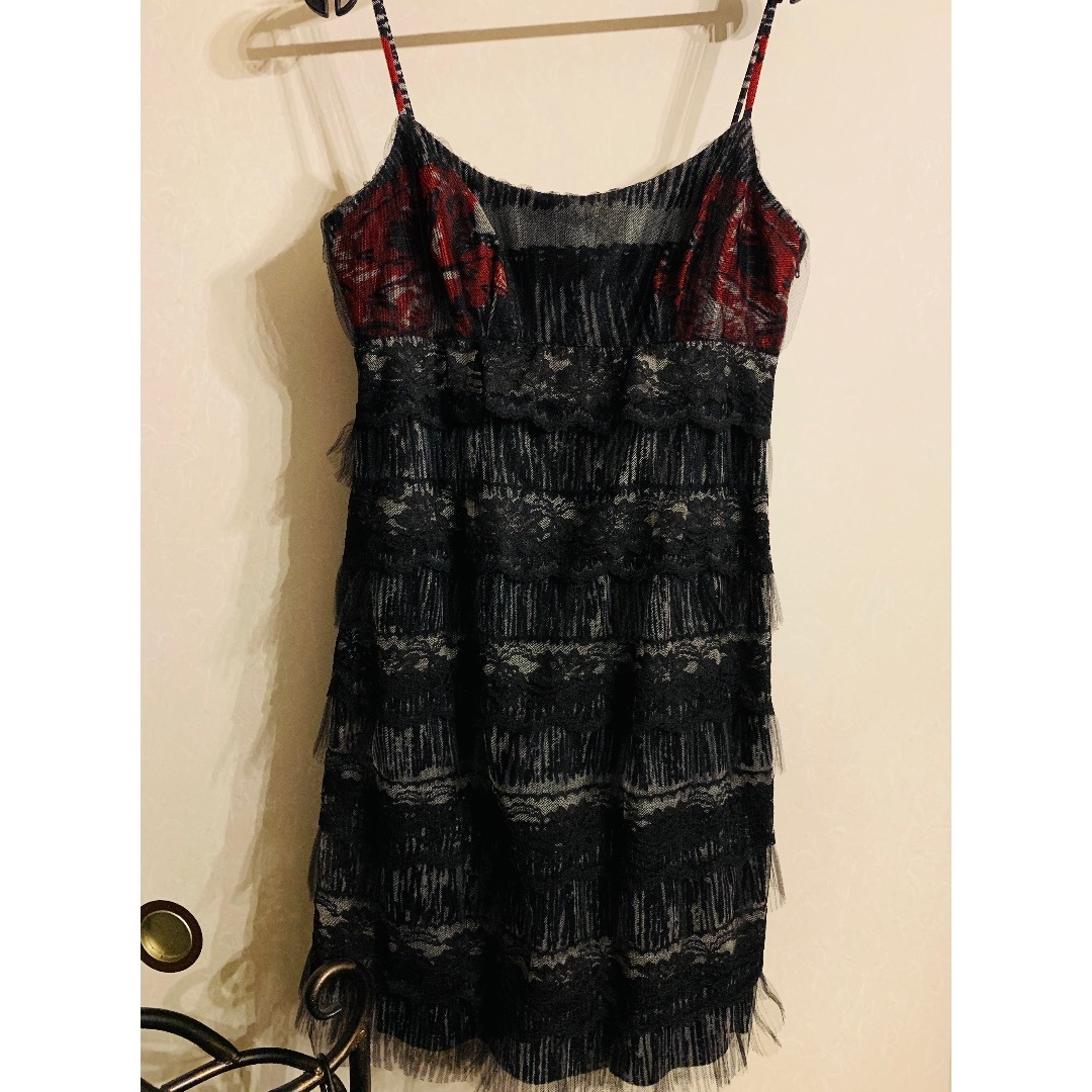 ANNA SUI - ANNA SUI アナスイ　チュール×フリル　ワンピース