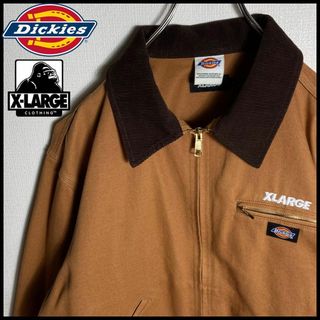 XLARGE ワークジャケット 刺繍ロゴ ワンポイントロゴ Dickies