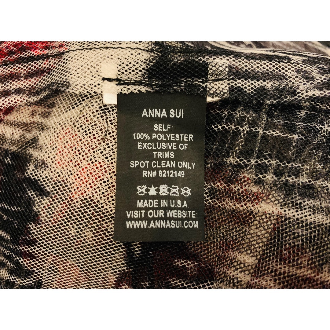 ANNA SUI(アナスイ)のANNA SUI アナスイ　チュール×ファー　パフスリーブ　羽織り レディースのトップス(ベスト/ジレ)の商品写真