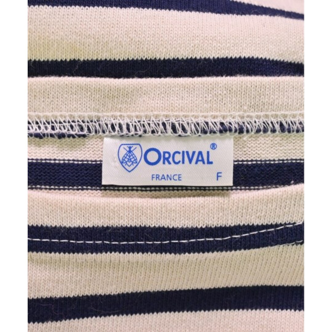 ORCIVAL(オーシバル)のORCIVAL オーシバル ワンピース F 白x紺(ボーダー) 【古着】【中古】 レディースのワンピース(ひざ丈ワンピース)の商品写真