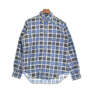 ノンネイティブ(nonnative)のnonnative カジュアルシャツ L 青x白xグレー(チェック) 【古着】【中古】(シャツ)