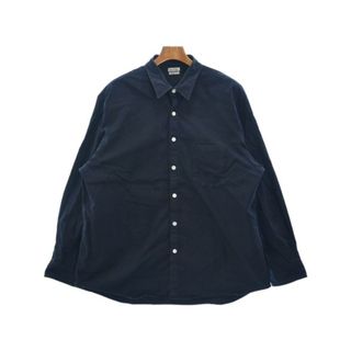 スティーブンアラン(steven alan)のsteven alan スティーブンアラン カジュアルシャツ L 紺 【古着】【中古】(シャツ)