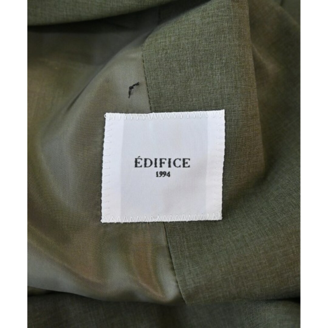 EDIFICE(エディフィス)のEDIFICE エディフィス カジュアルジャケット S カーキ 【古着】【中古】 メンズのジャケット/アウター(テーラードジャケット)の商品写真