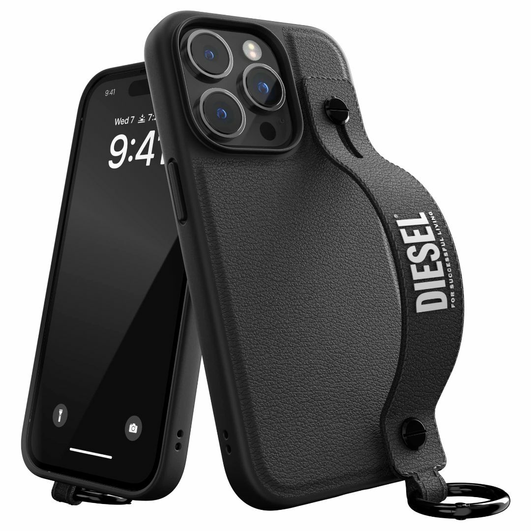 DIESEL iPhone X/Xs ケース ハンドストラップ スマホケース グ