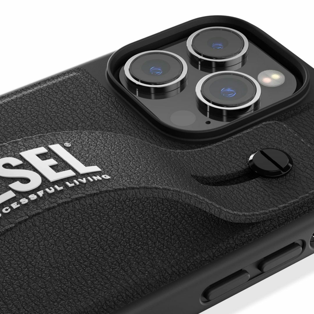 DIESEL iPhone X/Xs ケース ハンドストラップ スマホケース グ