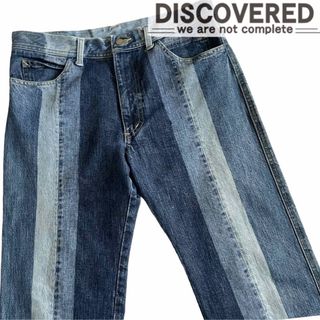 ディスカバード(DISCOVERED)の【希少デザイン！】DISCOVERED 再構築 デニム リメイク カットオフ(デニム/ジーンズ)