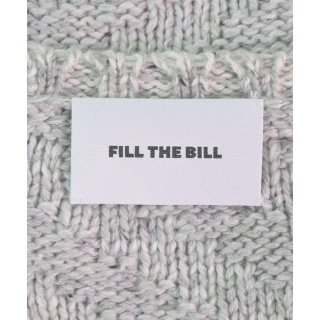 FILL THE BILL(フィルザビル)のFill the Bill フィル　ザ　ビル ベスト F グレーx白(ミックス) 【古着】【中古】 メンズのトップス(ベスト)の商品写真