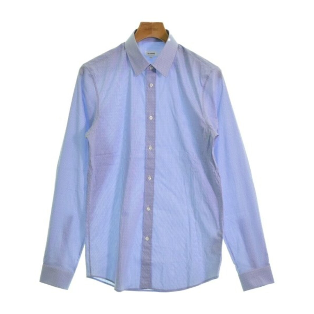 メンズJIL SANDER ジルサンダー ドレスシャツ 39(M位) 青(総柄) 【古着