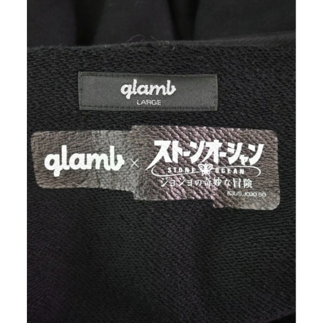 glamb(グラム)のglamb グラム パーカー L 黒 【古着】【中古】 メンズのトップス(パーカー)の商品写真