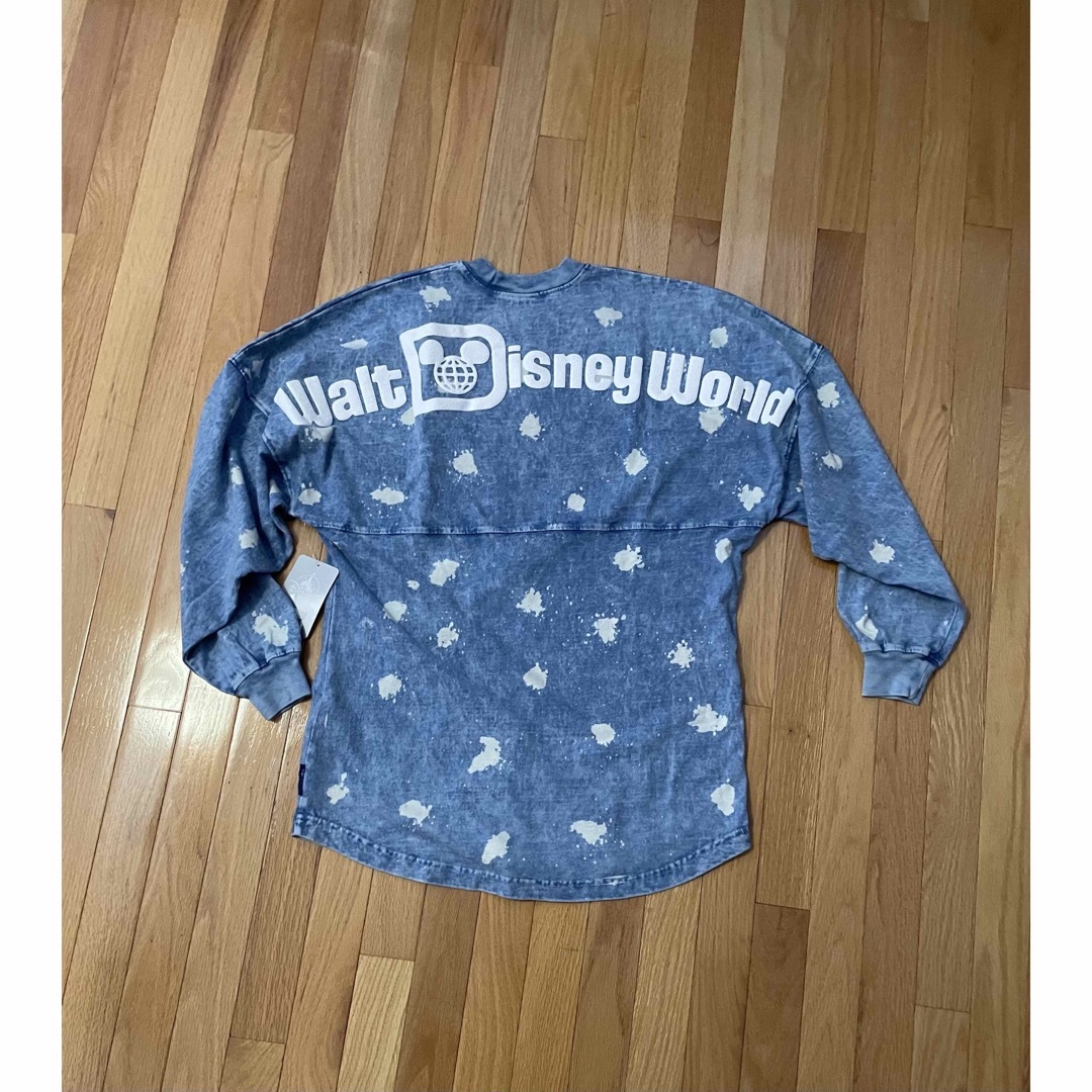 Disney(ディズニー)のミッキー 長袖TシャツDisney100デニム系 レディースのトップス(Tシャツ(長袖/七分))の商品写真