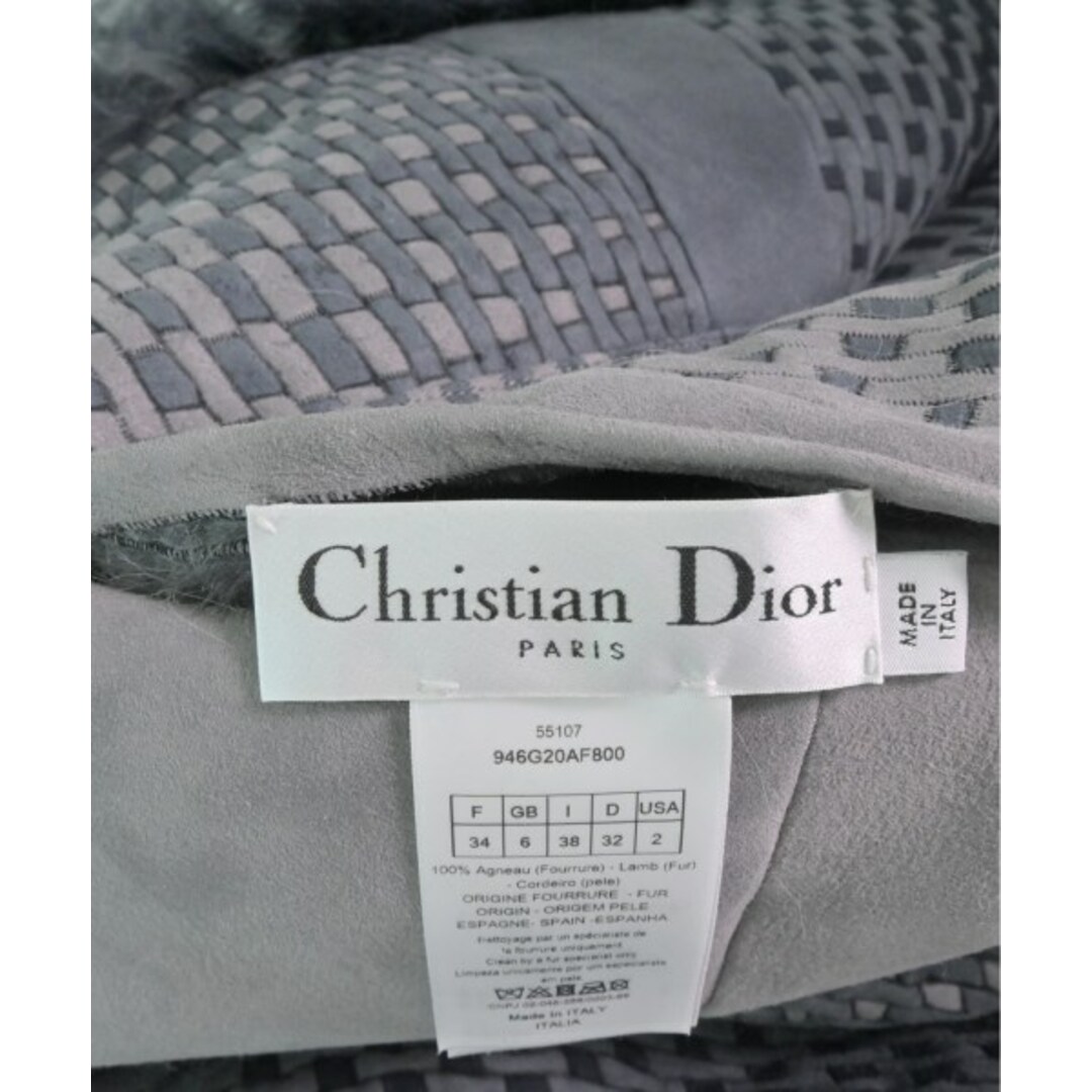 Christian Dior(クリスチャンディオール)のChristian Dior コート（その他） 38(S位) グレーx黒 【古着】【中古】 レディースのジャケット/アウター(その他)の商品写真