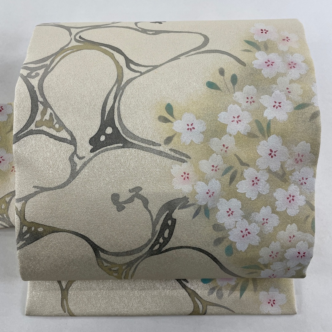 名古屋帯 美品 名品 正絹 - 帯 名古屋帯 名品 正絹