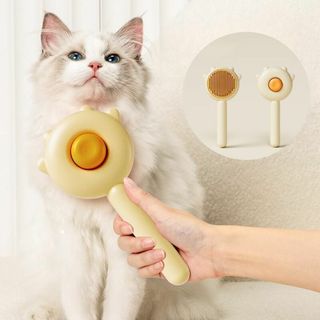 ペットコーム ブラシ 犬 猫 ヘアクリーナー グルーミング ヘアブラシ(猫)