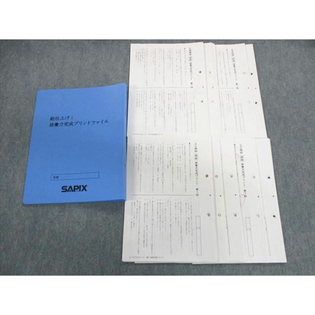 UG01-081 SAPIX SS特訓/冬期/正月特訓 語彙力完成プリント 国語 【計24 ...