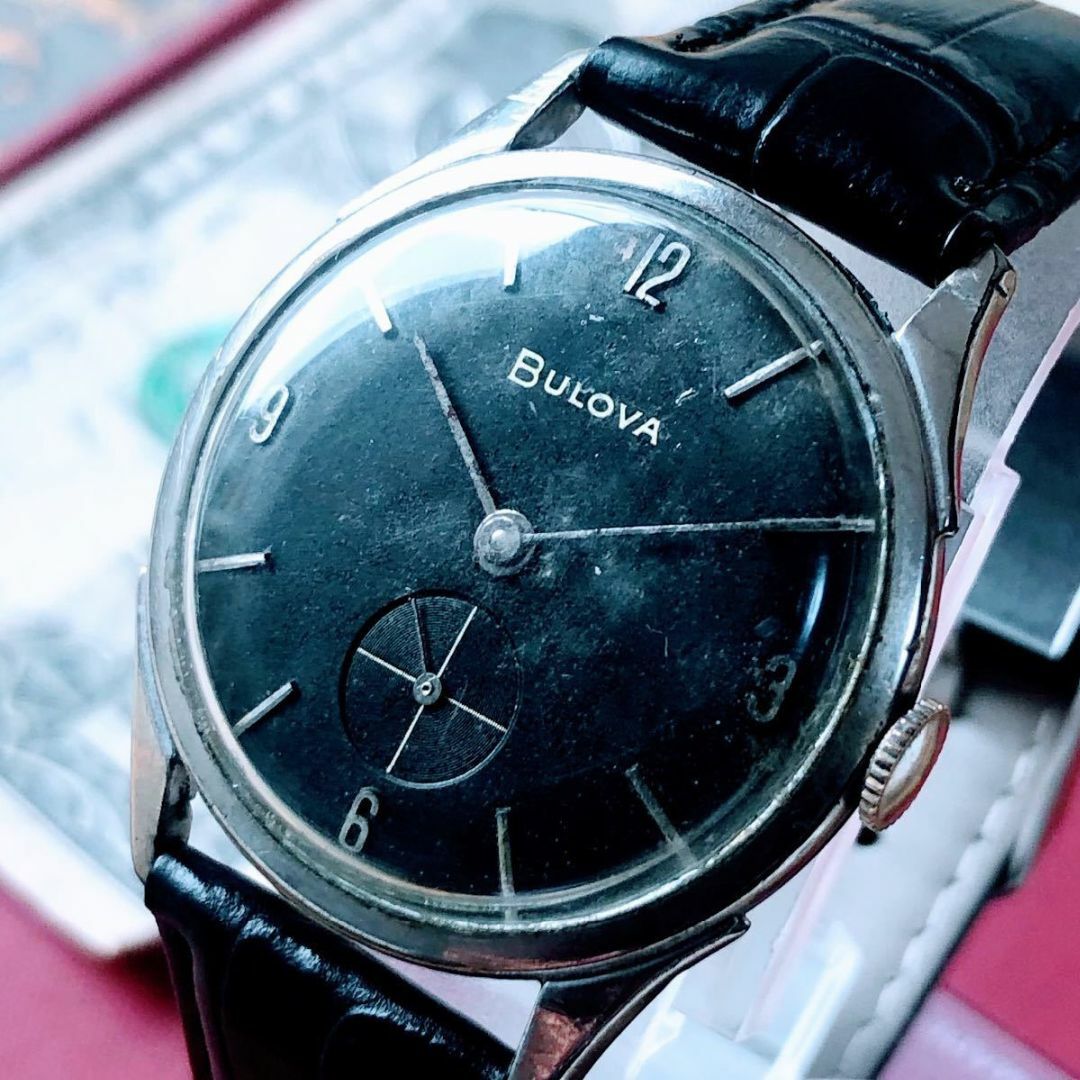 Bulova - #2670【シックでお洒落】メンズ 腕時計 ブローバ 動作品 手
