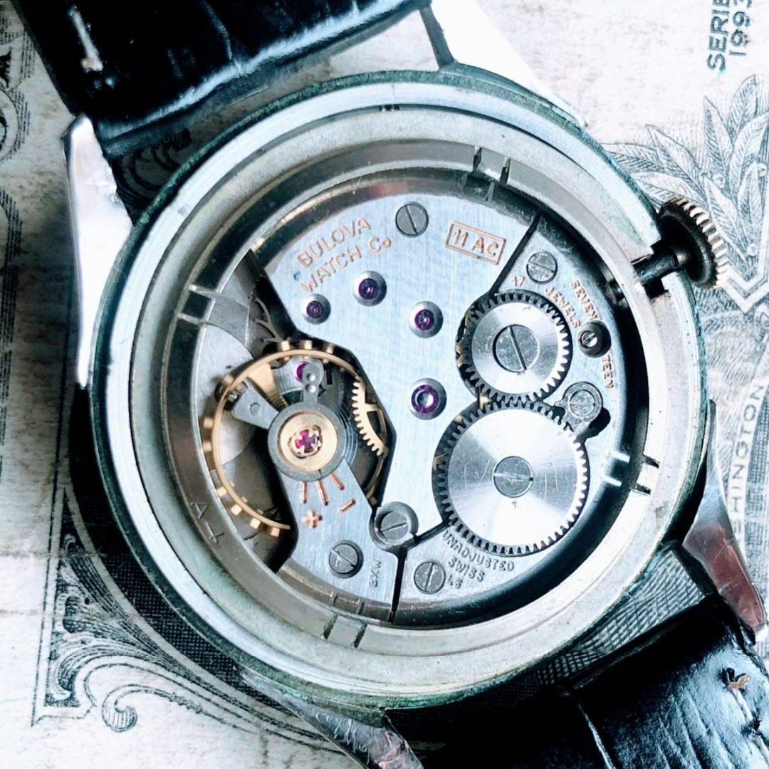 Bulova - #2670【シックでお洒落】メンズ 腕時計 ブローバ 動作品 手