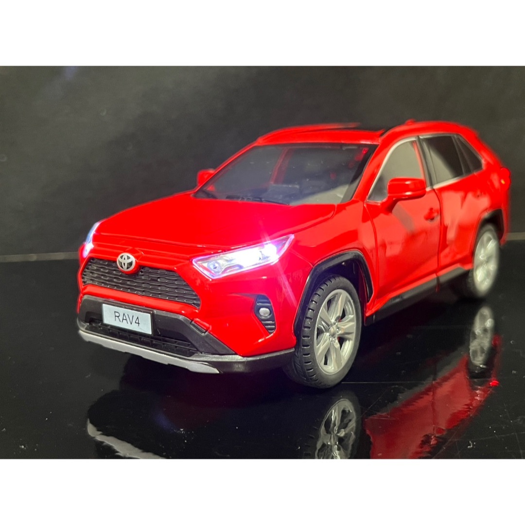 RAV4　トヨタ TOYOTA 1/24 ミニカー レッド H131 1