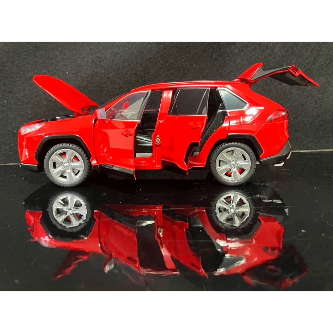 RAV4　トヨタ TOYOTA 1/24 ミニカー レッド H131 9