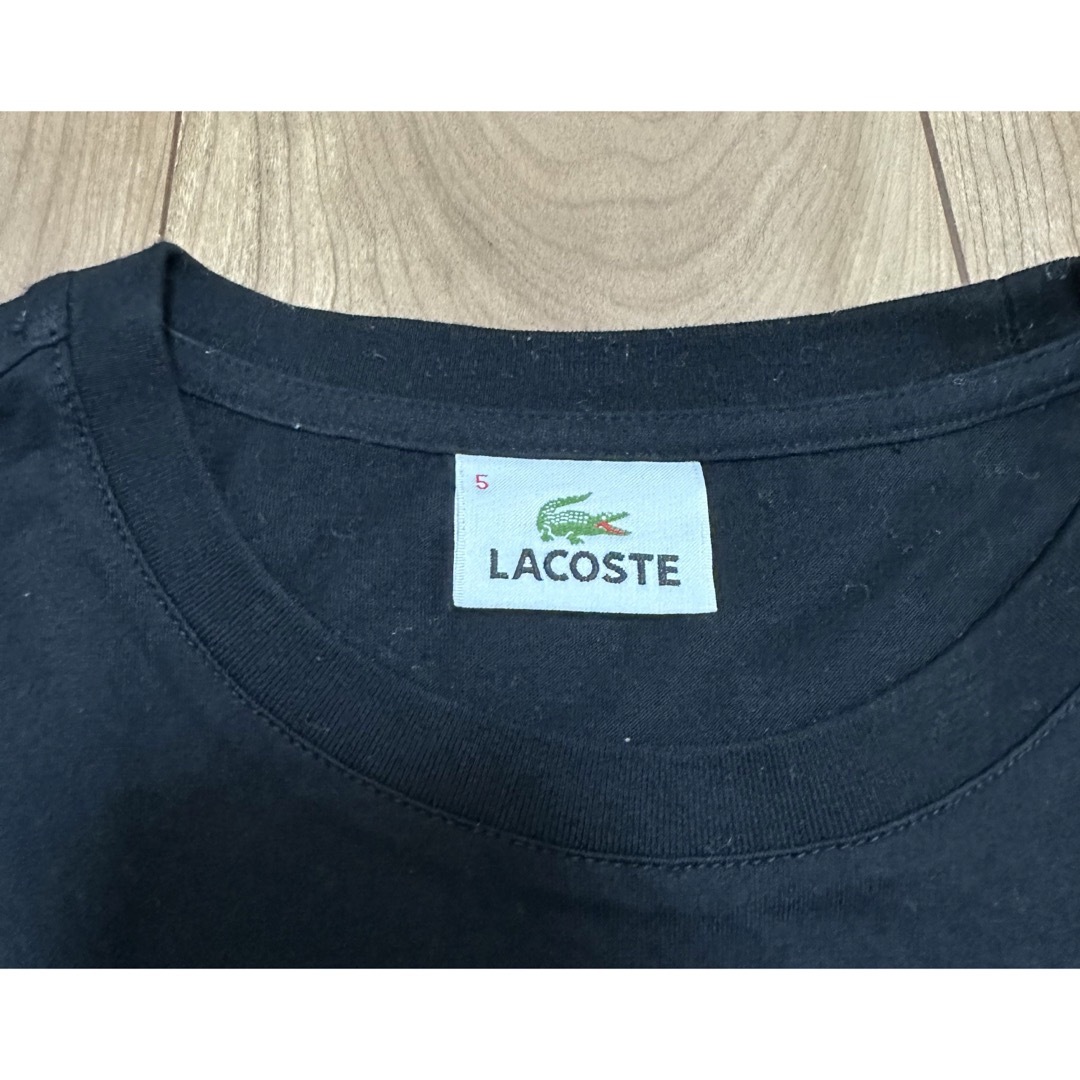 LACOSTE(ラコステ)の【5】LACOSTE ラコステ Tシャツ Tee BLACK メンズのトップス(Tシャツ/カットソー(半袖/袖なし))の商品写真