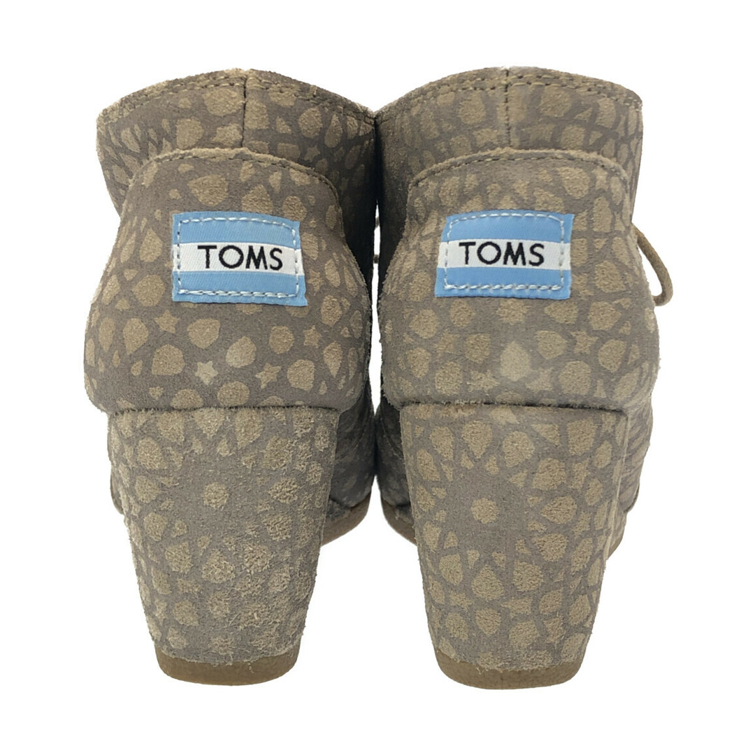 TOMS(トムズ)のトムス TOMS ショートブーツ ブーティ ウエッジソール レディース W6 レディースの靴/シューズ(ブーツ)の商品写真