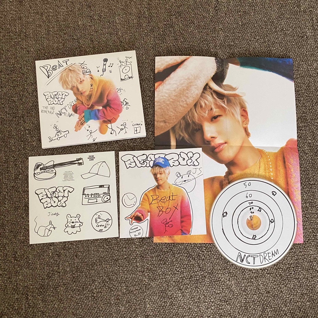 NCT(エヌシーティー)のnct dream  チソン  デジパック　beat box エンタメ/ホビーのCD(K-POP/アジア)の商品写真