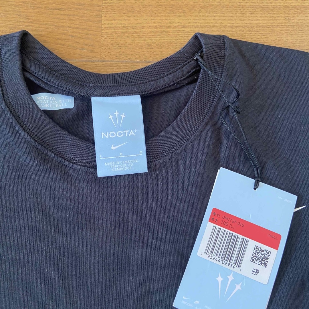 新作入荷 NIKE×NOCTA ナイキノクタ 半袖モックネックシャツ ブラック L