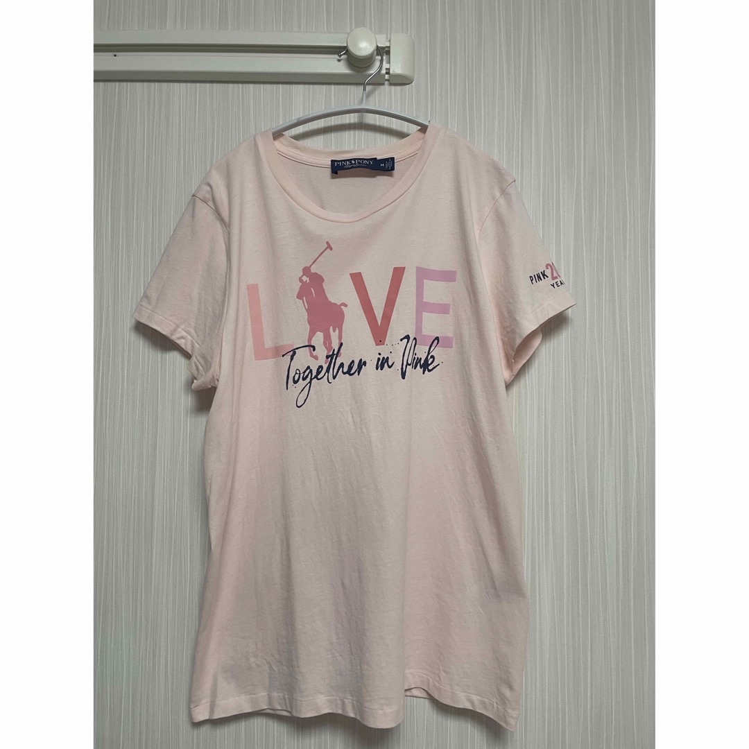 POLO RALPH LAUREN(ポロラルフローレン)のポロラルフローレン Pink Pony コットン クルーネック Tシャツ レディースのトップス(Tシャツ(半袖/袖なし))の商品写真