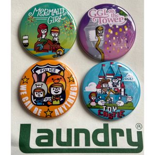 限定品！新品◡̈⃝♡LAUNDRY イクスピアリ店限定　缶バッジ　フルコンプ