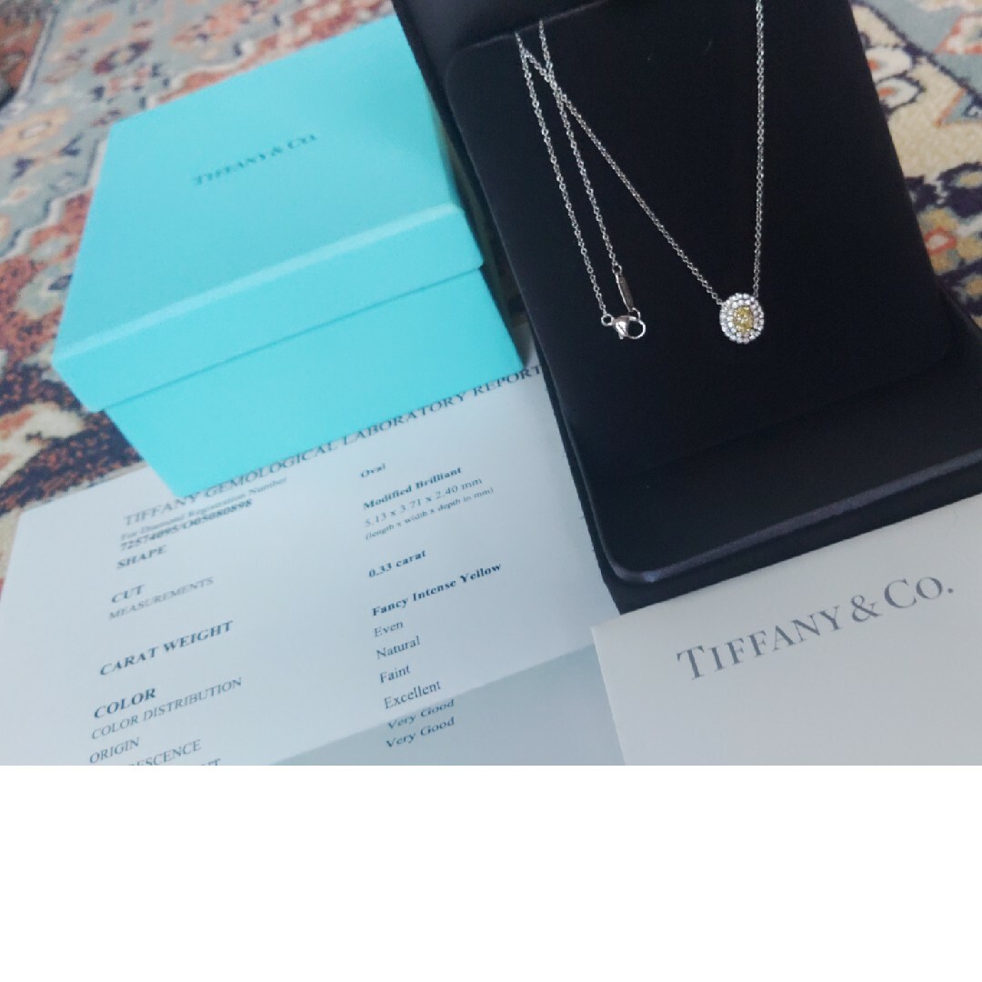 Tiffany & Co.(ティファニー)の❤️Tiffany ソレスト/エロダイヤ0.33ct/950/750YG レディースのアクセサリー(ネックレス)の商品写真