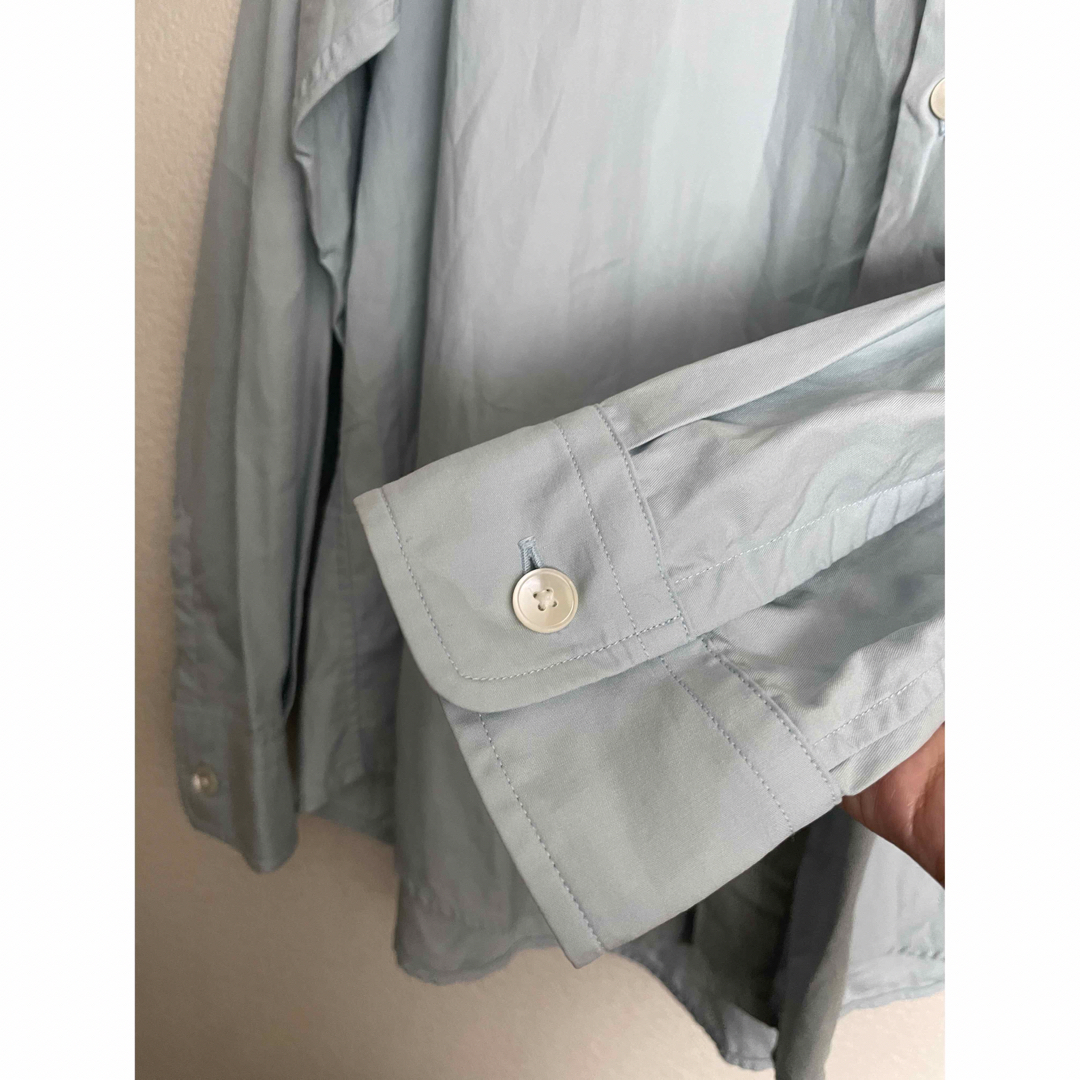 AURALEE WASHED FINX TWILL BIG SHIRTS 6