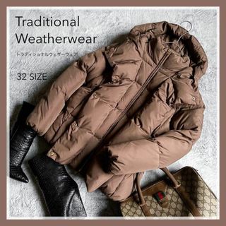 トラディショナルウェザーウェア(TRADITIONAL WEATHERWEAR)の【トラディショナルウェザーウェア】ショート レイヤード風 ダウンジャケット XS(ダウンジャケット)