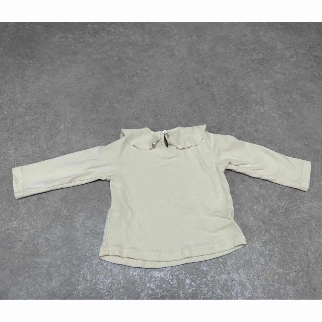 ZARA KIDS(ザラキッズ)のzara フリル襟 トップス キッズ/ベビー/マタニティのベビー服(~85cm)(シャツ/カットソー)の商品写真