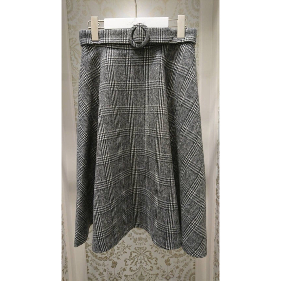 新品☆Aveniretoile☆アベニールエトワール☆チェックスカート☆ウール-