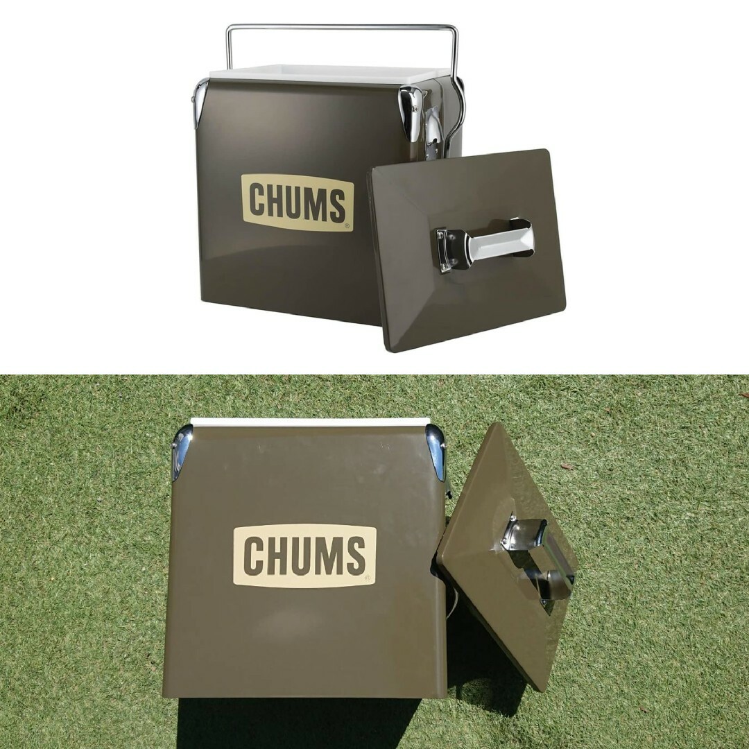 CHUMS チャムス スチール クーラーボックス 12L ベージュ