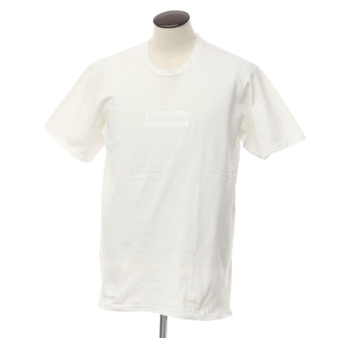 シュプリーム Supreme 2023年春夏 Tonal Box Logo Tee ロゴ 半袖Ｔシャツ オフホワイト【サイズL】【メンズ】