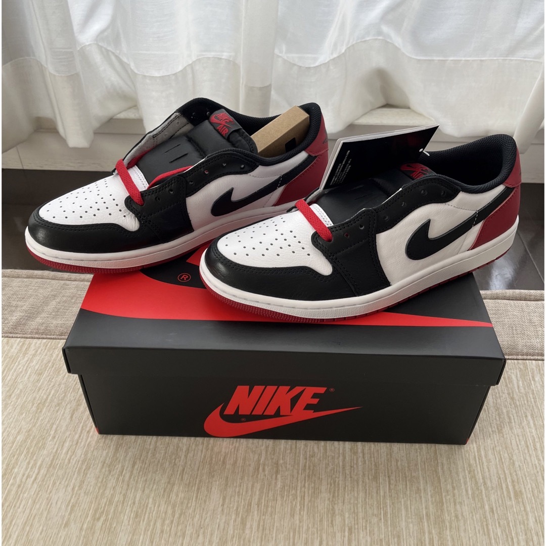 Jordan Brand（NIKE）(ジョーダン)のNike Air Jordan 1 Retro Low OG Black Toe メンズの靴/シューズ(スニーカー)の商品写真