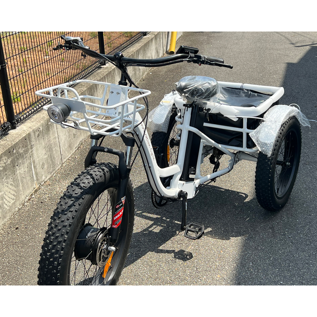 3輪電動アシスト付き自転車 送料200キロ圏内負担の通販 by NAB's shop