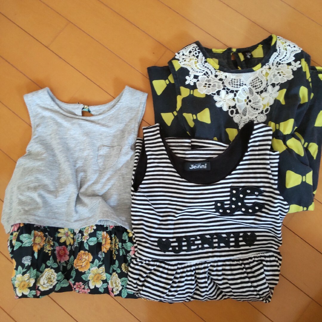 GLOBAL WORK(グローバルワーク)の☆ワンピース３枚セット キッズ/ベビー/マタニティのキッズ服女の子用(90cm~)(ワンピース)の商品写真