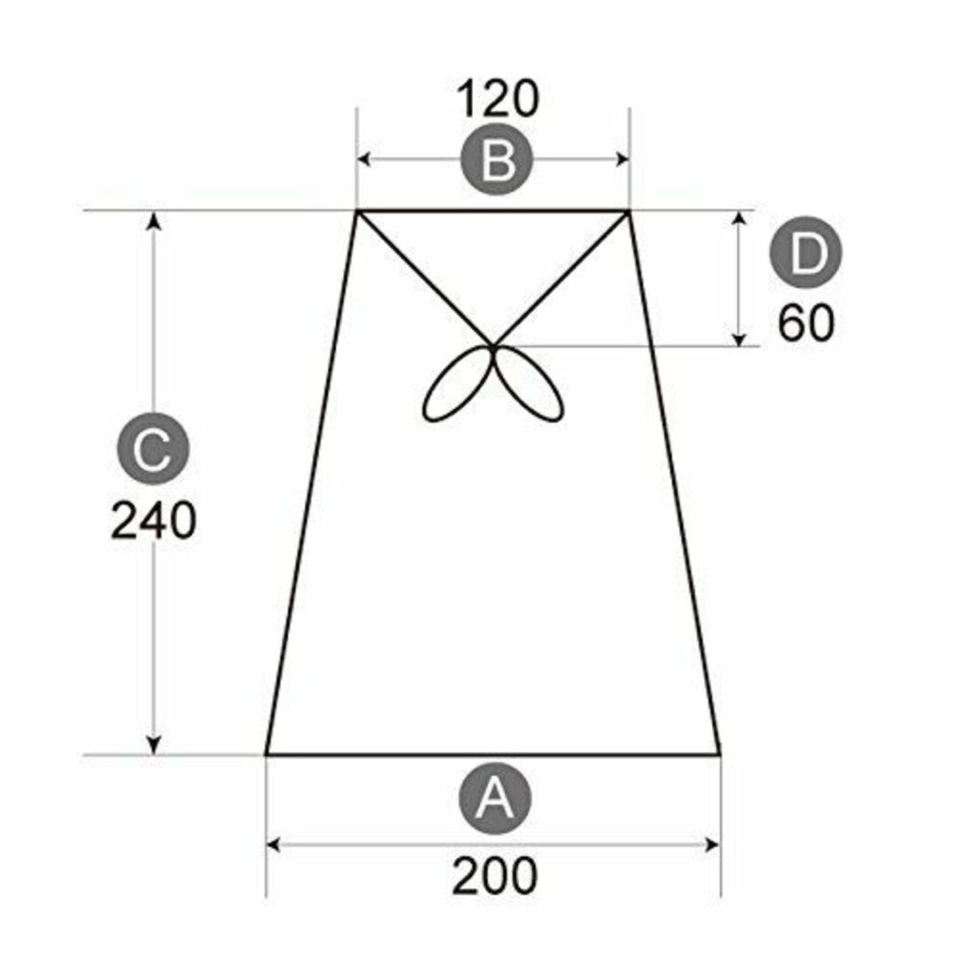 【色: 綿キナリ】ランプ・シェード(lamp-shade) キャッチ式 交換用ラ 1