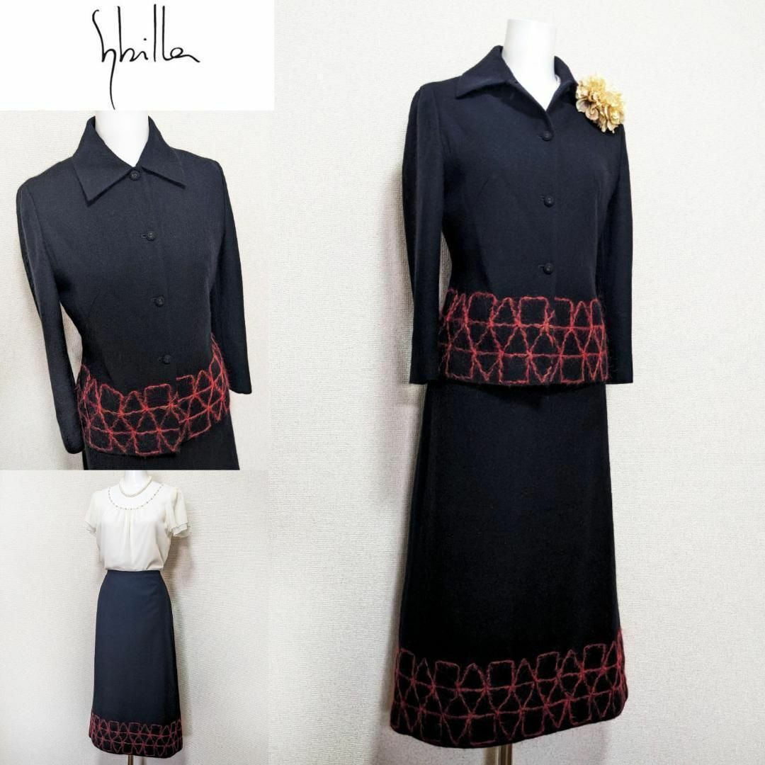 Sybilla - ⁑【美品】シビラ モヘヤ刺繍 セレモニースーツ セットアップ