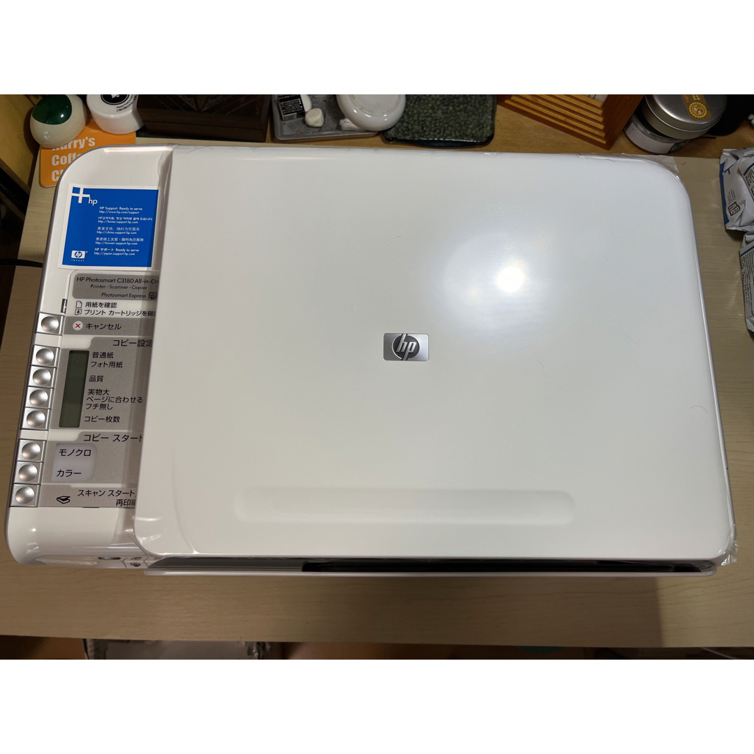 HP(ヒューレットパッカード)のHP photos mart C3180カラープリンター スマホ/家電/カメラのPC/タブレット(PC周辺機器)の商品写真