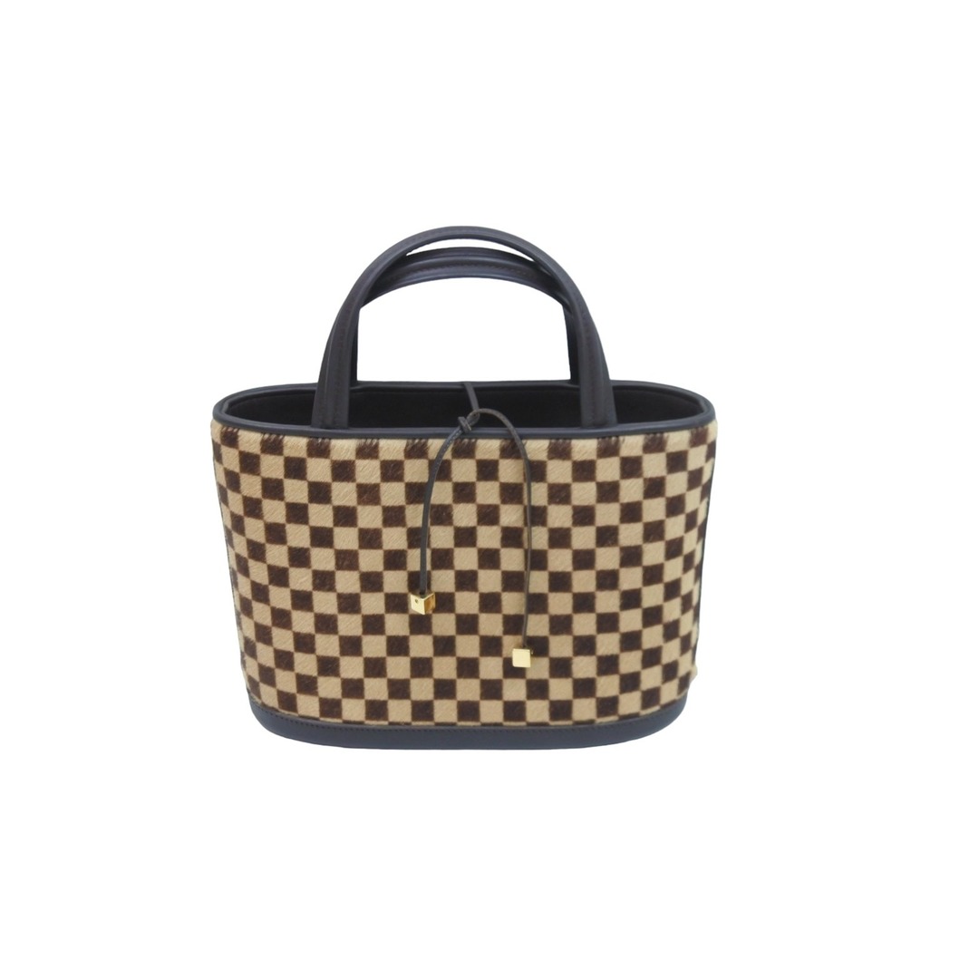 LOUIS VUITTON ルイヴィトン ハンドバッグ M92133 インパラレッド ブラウン ハラコ ゴールド金具 美品  53228