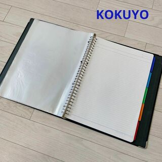コクヨ(コクヨ)のKOKUYO Color Palette リングファイル 黒 リフィル(ファイル/バインダー)