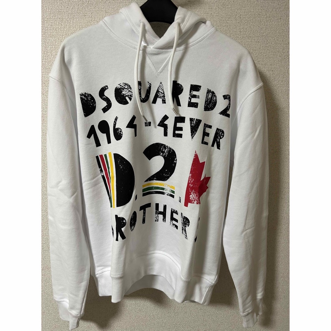 2023SS D2 BROS COOL HOODIE パーカー S ホワイト