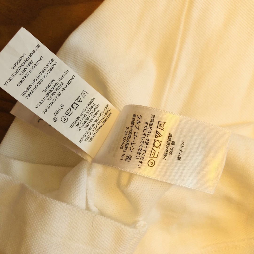 POLO RALPH LAUREN(ポロラルフローレン)のコムサ　ラルフローレン　シャツ110cm 2点セット キッズ/ベビー/マタニティのキッズ服男の子用(90cm~)(Tシャツ/カットソー)の商品写真
