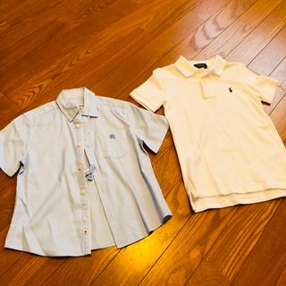 ポロラルフローレン(POLO RALPH LAUREN)のコムサ　ラルフローレン　シャツ110cm 2点セット(Tシャツ/カットソー)