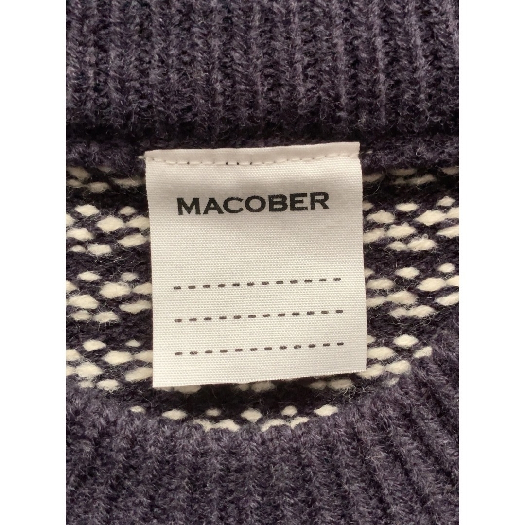 マコバ MACOBER バーズアイ ローゲージ ニット ユニセックス