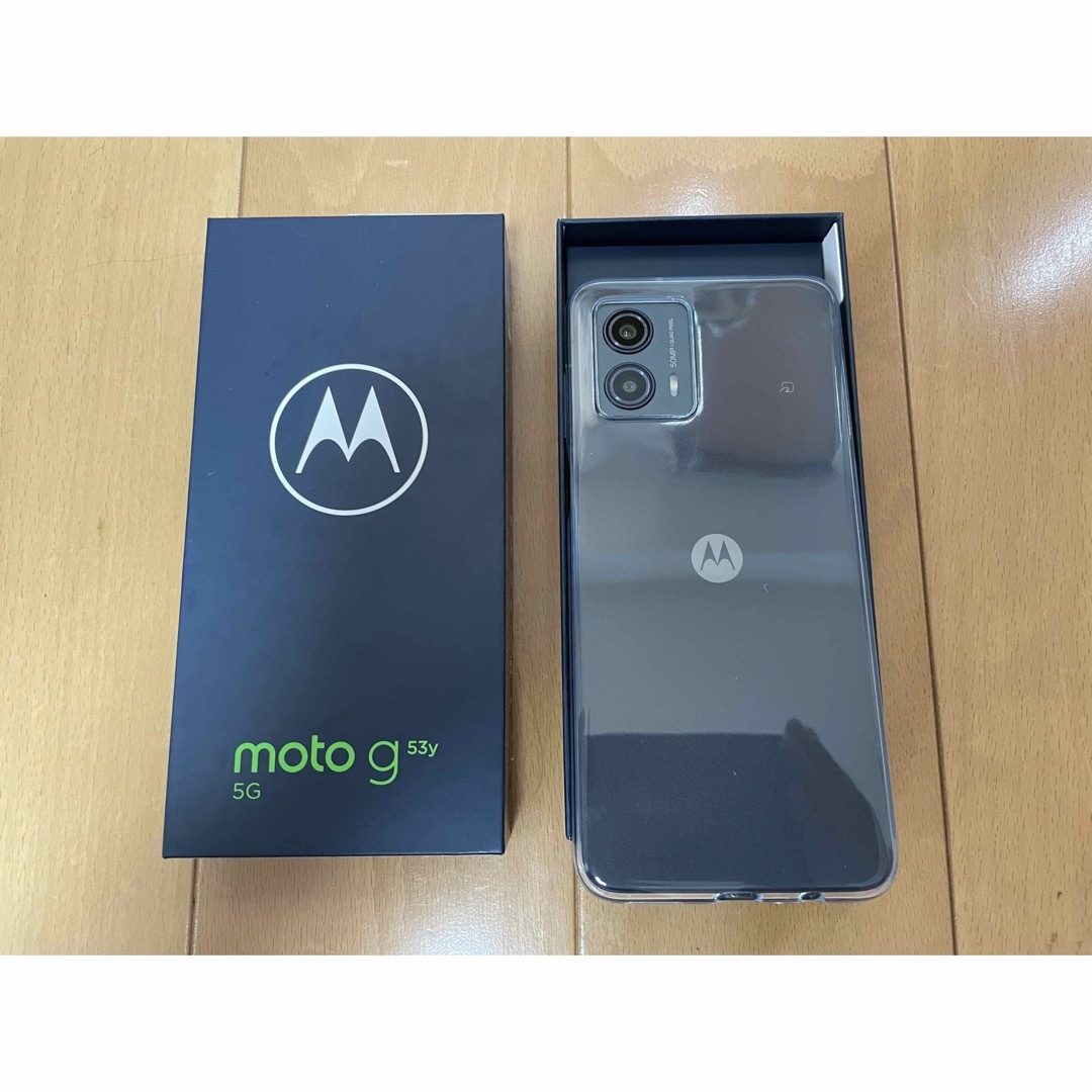Motorola(モトローラ)の【新品未使用】Motorola moto g53y 5G インクブラック  スマホ/家電/カメラのスマートフォン/携帯電話(スマートフォン本体)の商品写真