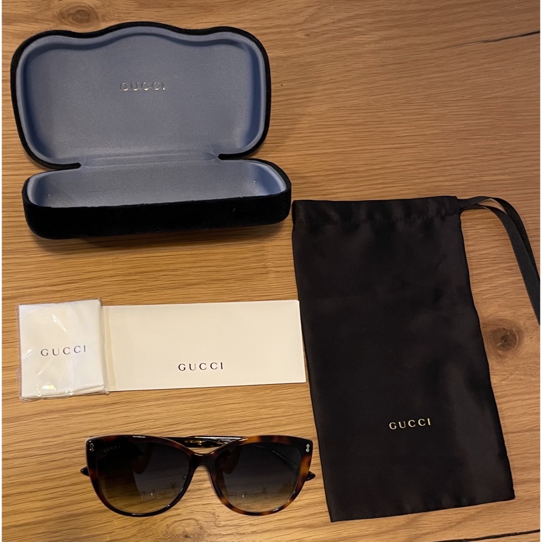 新品未使用 GUCCI サングラス グッチ ブラウン ブラック 眼鏡-