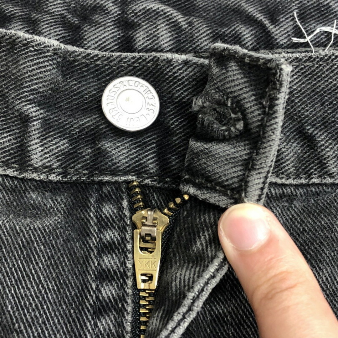 90年代 カナダ製 Levi's リーバイス 550 デニムパンツ  Gパン アメカジ ブラックデニム ブラック (メンズ W38×L30)   N8431